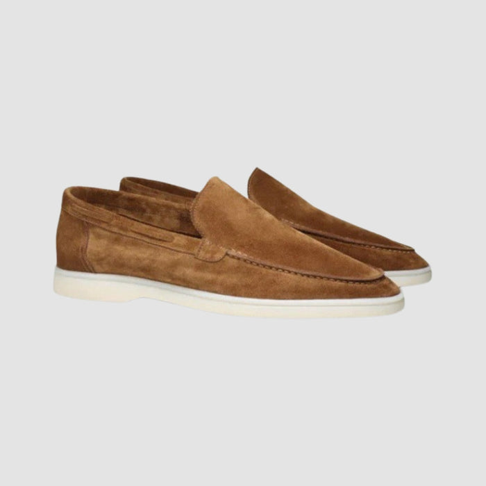 Old Money Old Money Frosted Suede Pedal Loafers