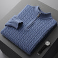 Old Money Thickened Cashmere Wool Turtleneck Sweater