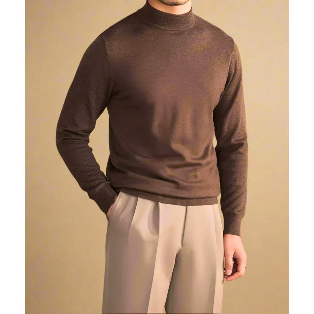 Old Money Cashmere Turtleneck Sweater