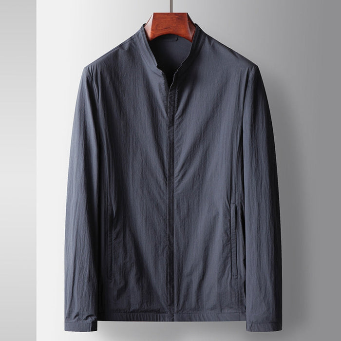 Old Money Stand-Up Collar Luxury Business Casual Jacket