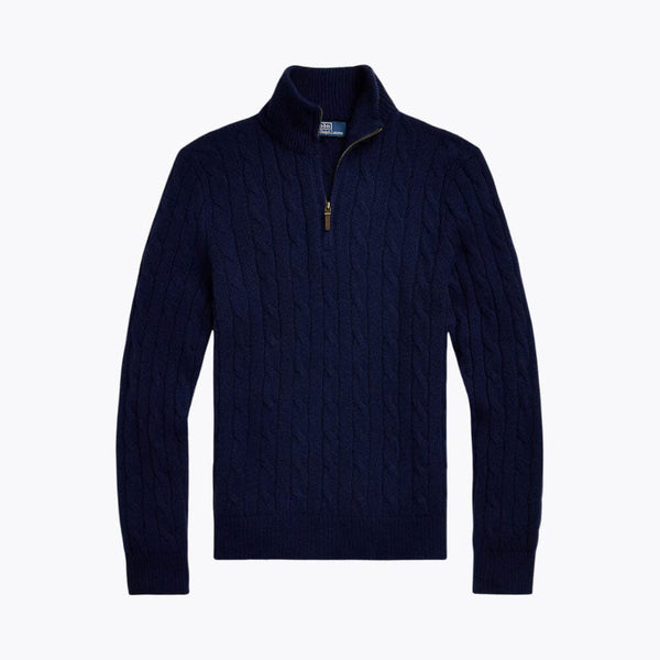 Premium Quarter-Zip Knit Sweater