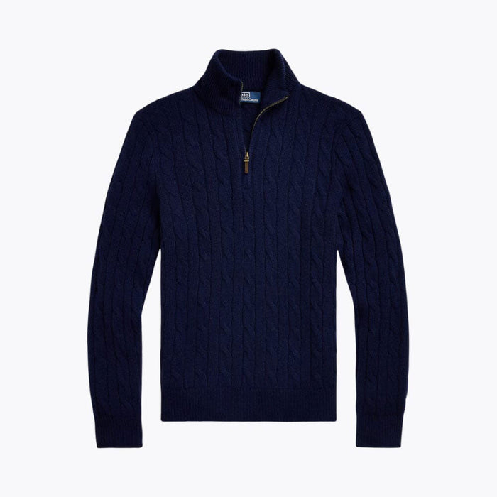 Premium Quarter-Zip Knit Sweater