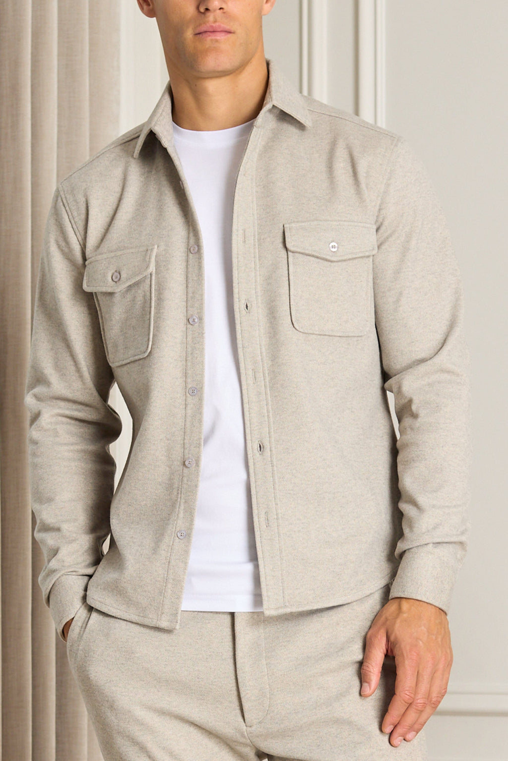 Elijah Overshirt - Oatmeal
