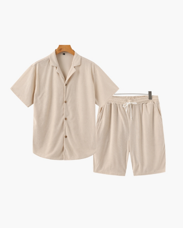 The Riviera Velvet-Corduroy Set