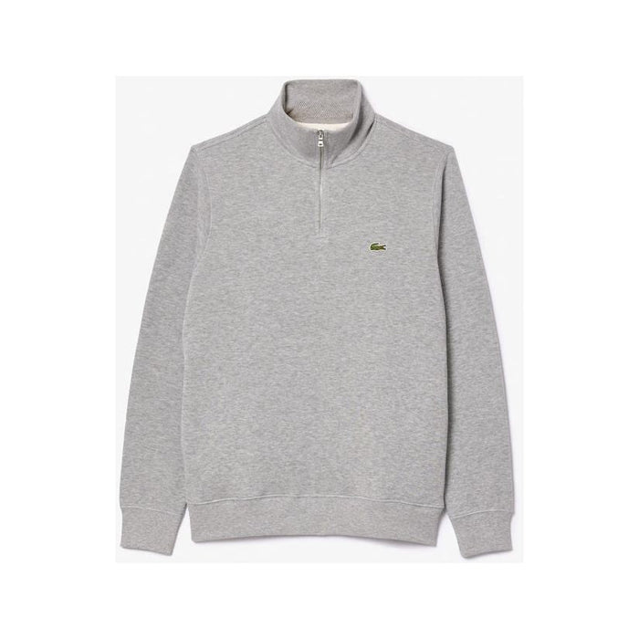 Zippered Stand Up Collar Sweat